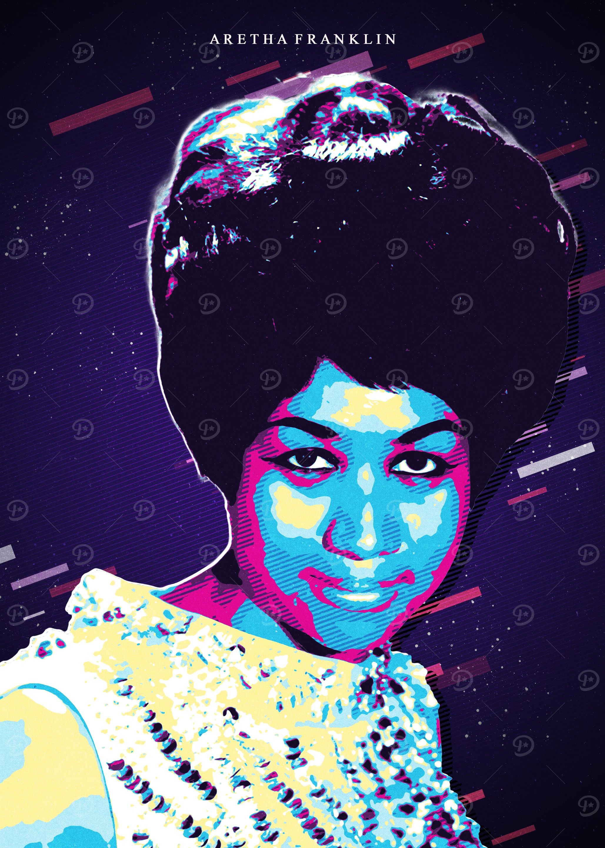 Aretha Franklin Pop Art