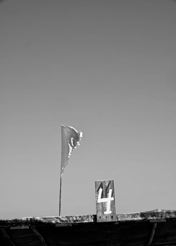 Flag and Number 4