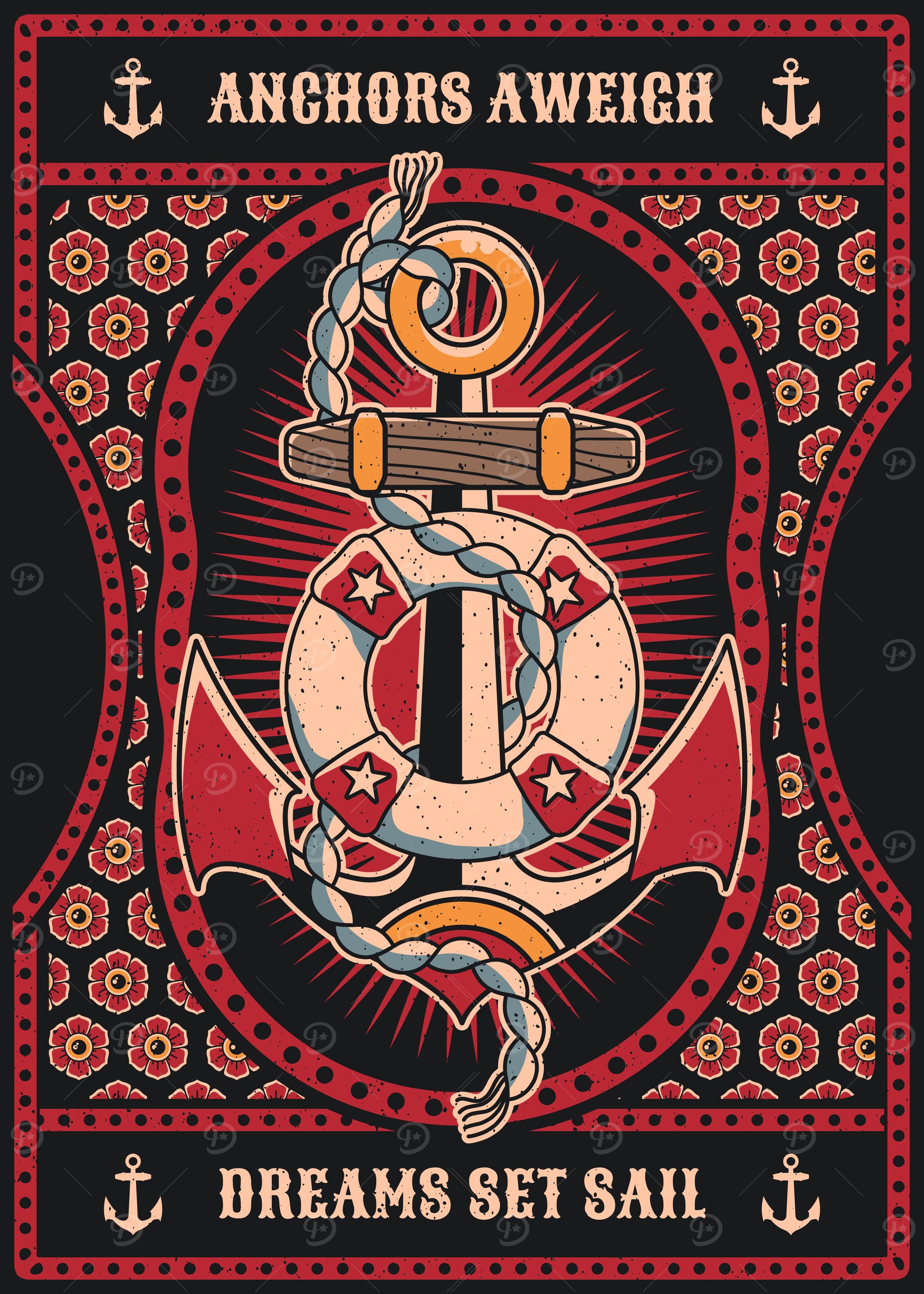 Anchor Dreams Nautical Art
