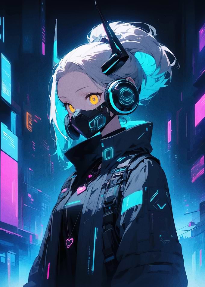 Cyberpunk Anime Girl