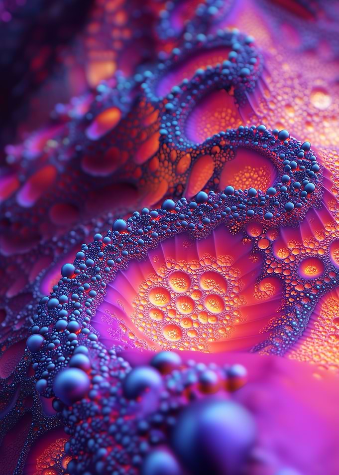 Abstract Bubble Texture