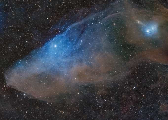 Blue Horsehead - Cosmic Nebula