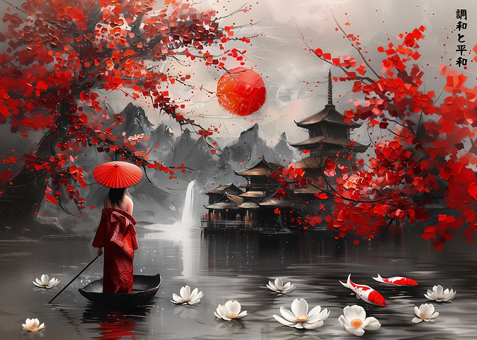 Japanese Garden Painting