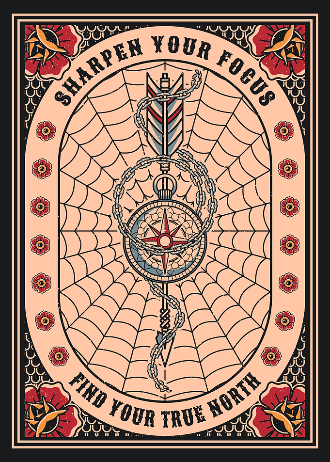 Compass and Arrow Design