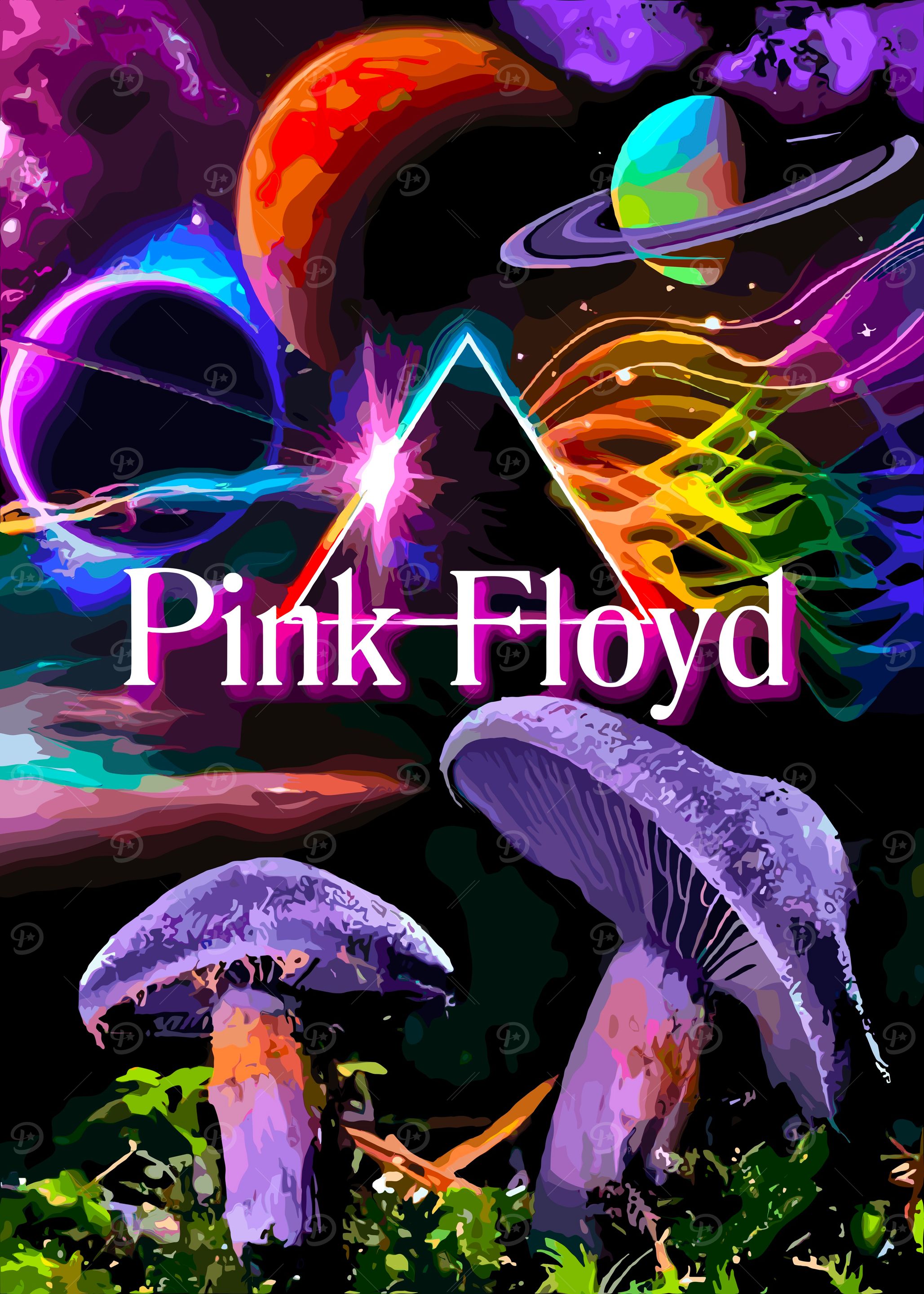 Pink Floyd Psychedelic Art