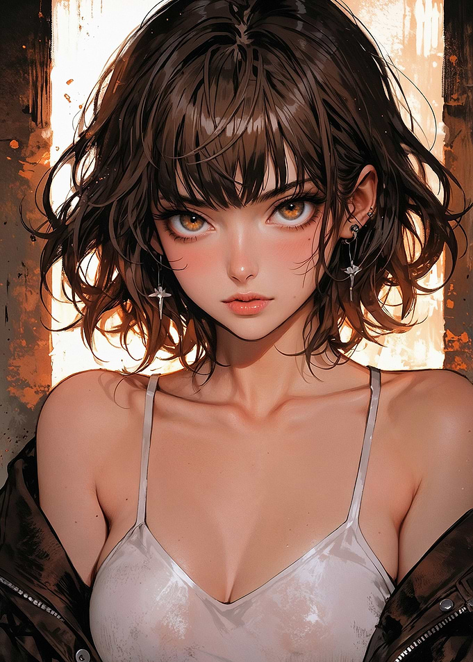 Anime Girl Portrait - Manis