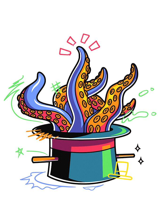 Octopus Magic Hat