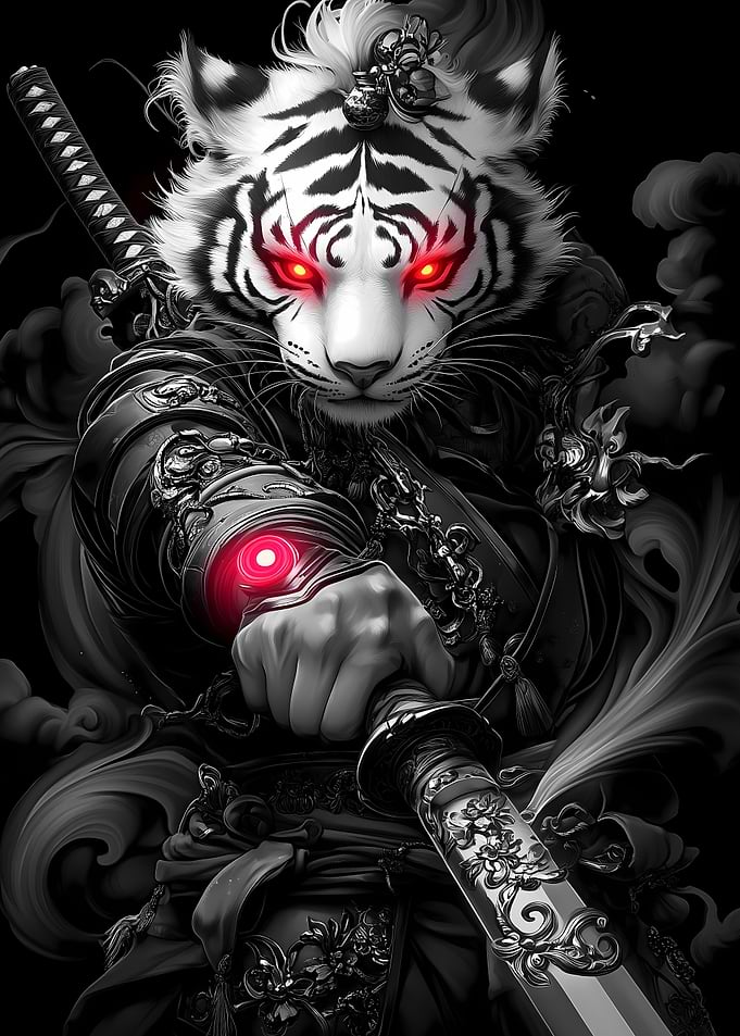 White Tiger Samurai