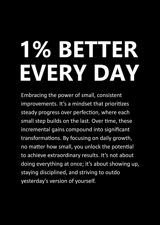 1% Better Every Day