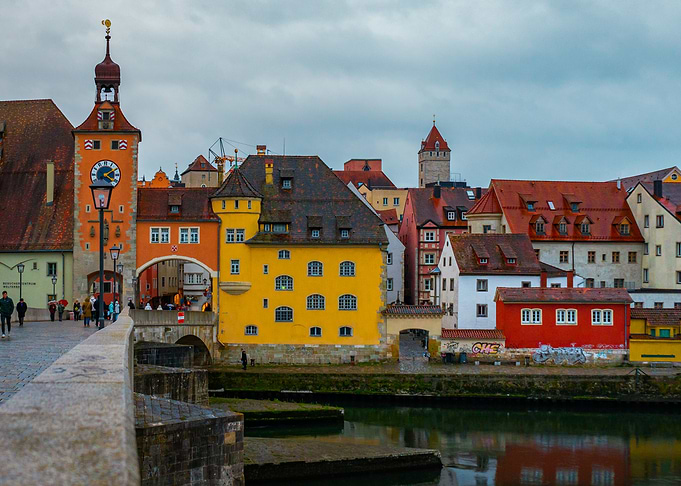 Medieval Town by the River