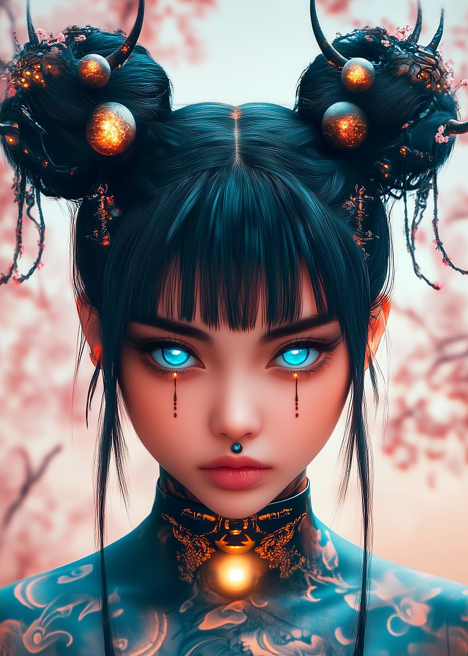 Cyberpunk Anime Girl