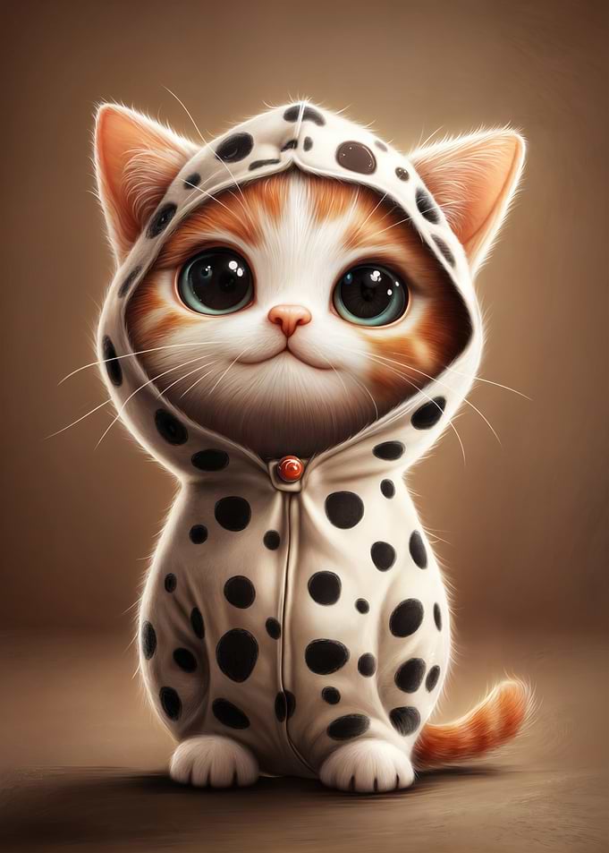 Kitten with Costume