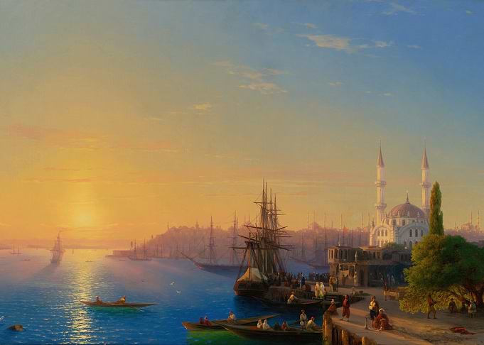 Sunset over Constantinople