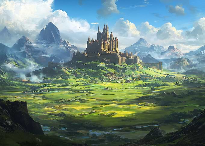 Fantasy Castle Landscape
