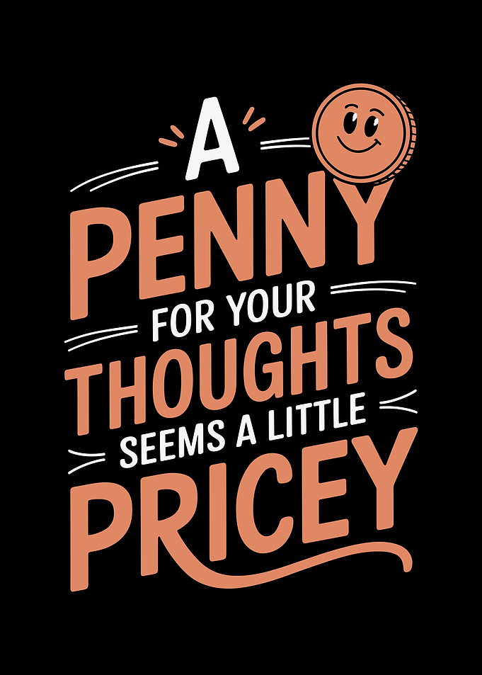 A Penny For Your Thoughts Seems A Little Pricey