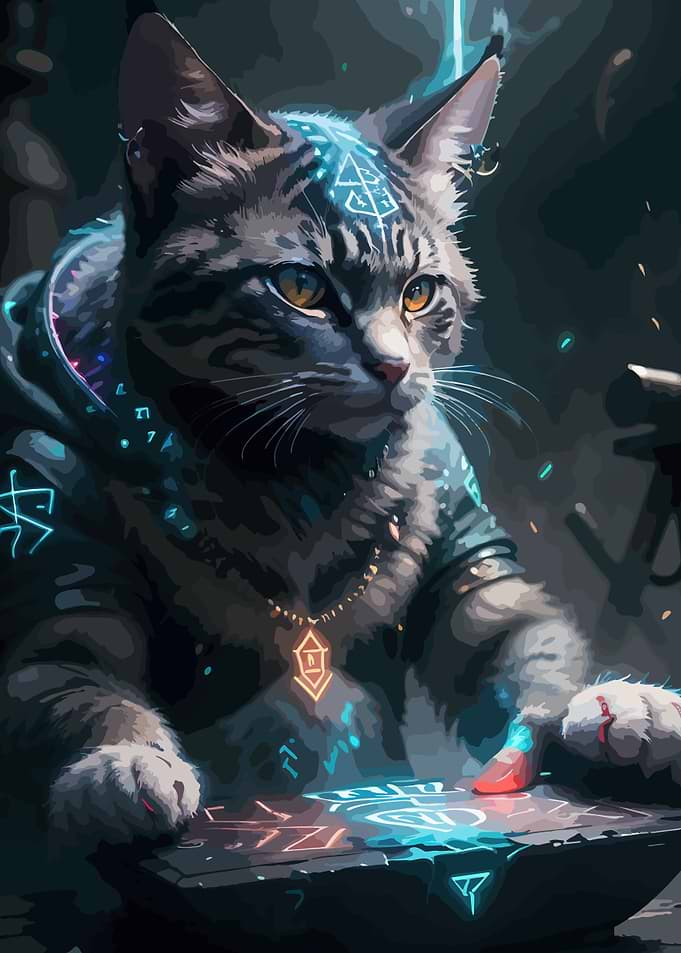 Cyberpunk Cat