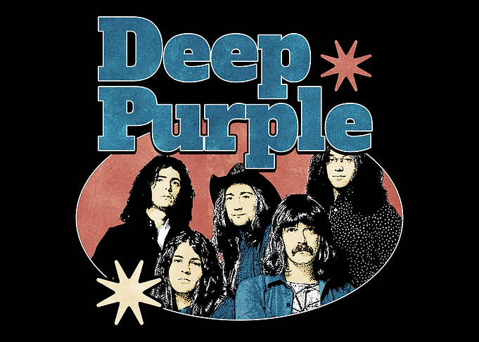 Deep Purple Rock Band 80s