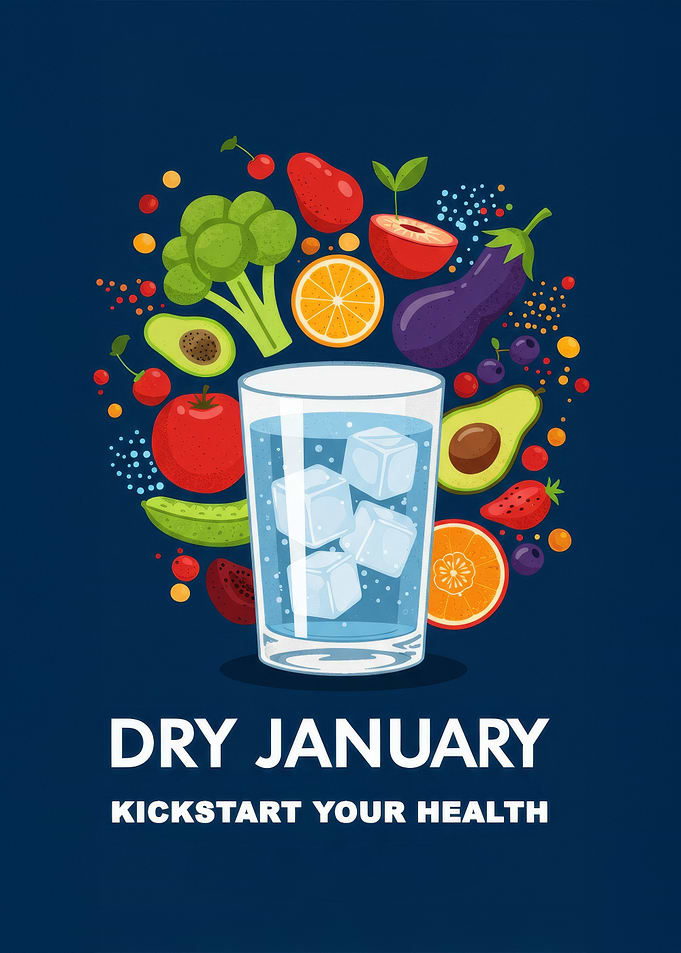 Dry January Health Poster
