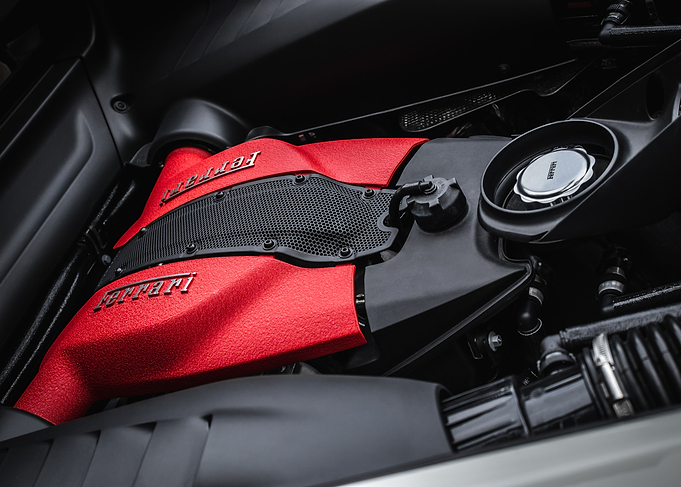 Ferrari Engine Close-Up