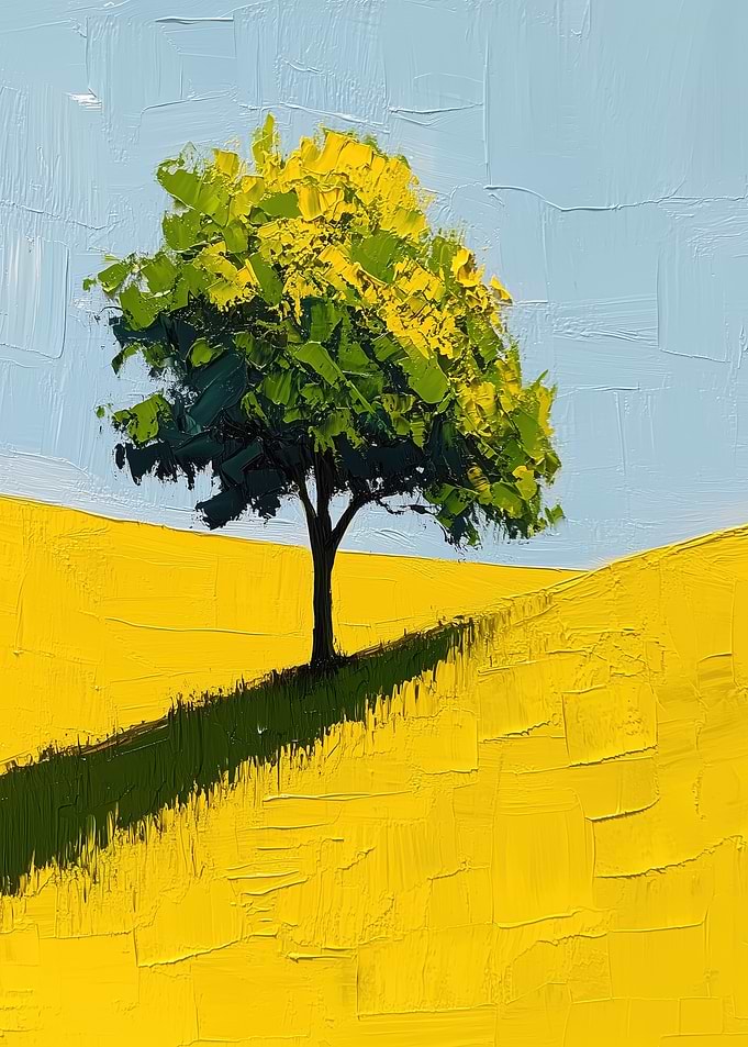 Lone Tree in Field