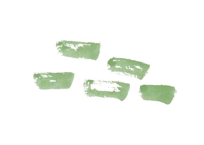 Abstract Green Ink – Minimalist Art