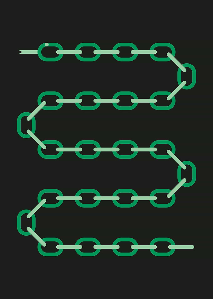 Chain snake