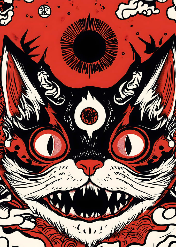 Three Eyes Nekomata
