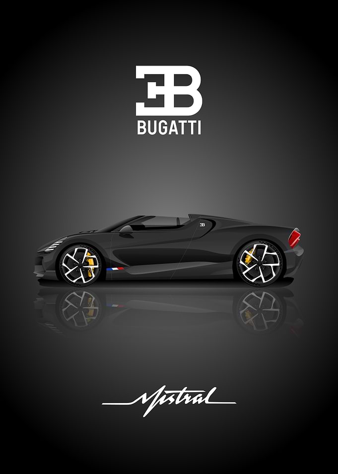 Bugatti W16 Mistral Roadster