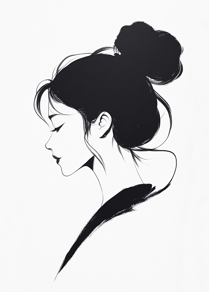Woman in Profile
