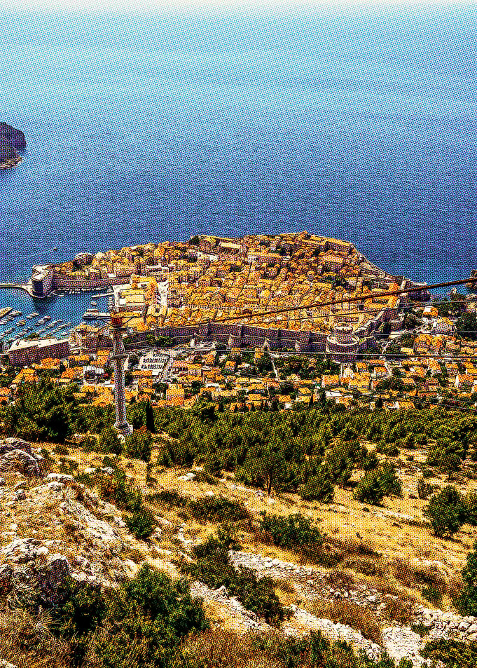 Aerial View of Dubrovnik