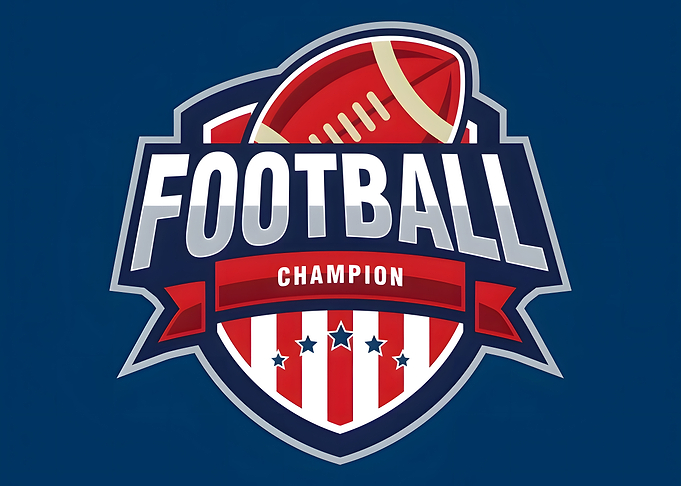 Football Champion Rugby Logo