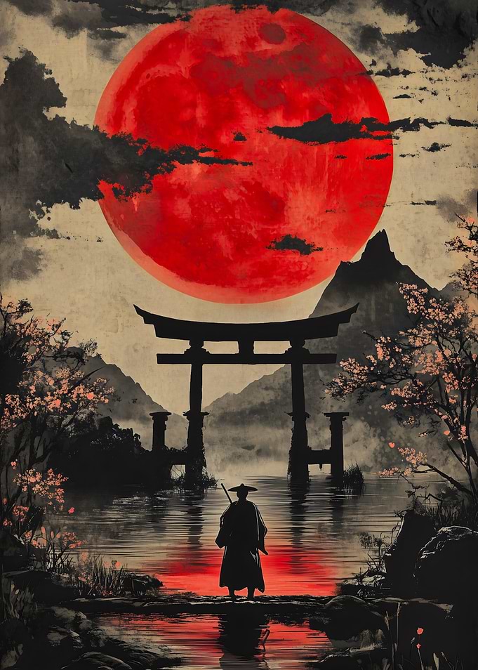 Red Moon Japan Samurai