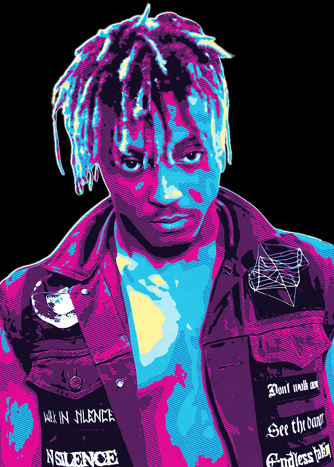 Juice Wrld Poster Retro Art