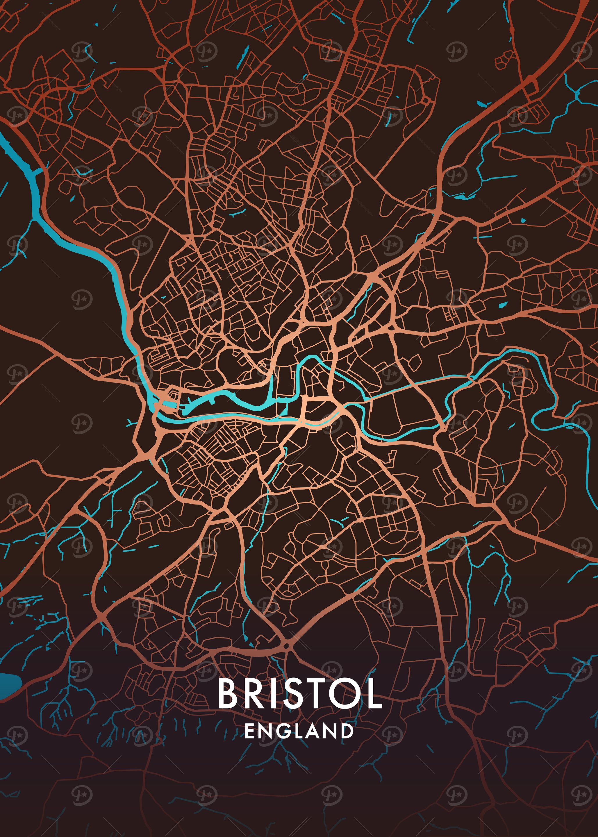 Bristol, England Map