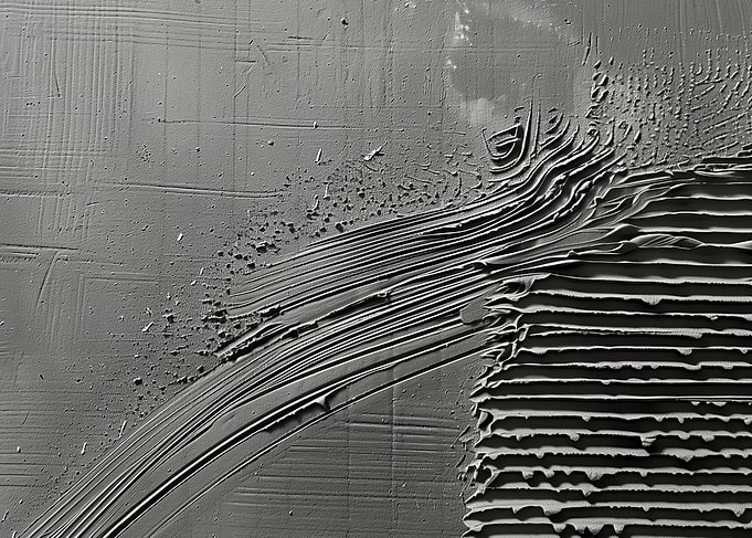 Abstract Gray Painting