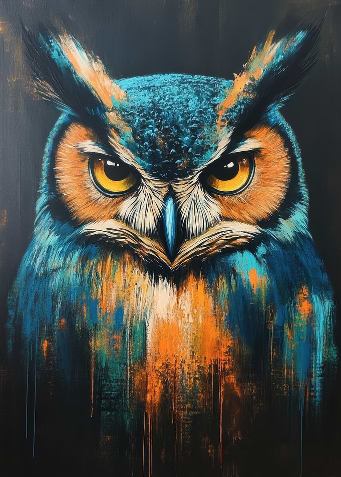 Owl Painting