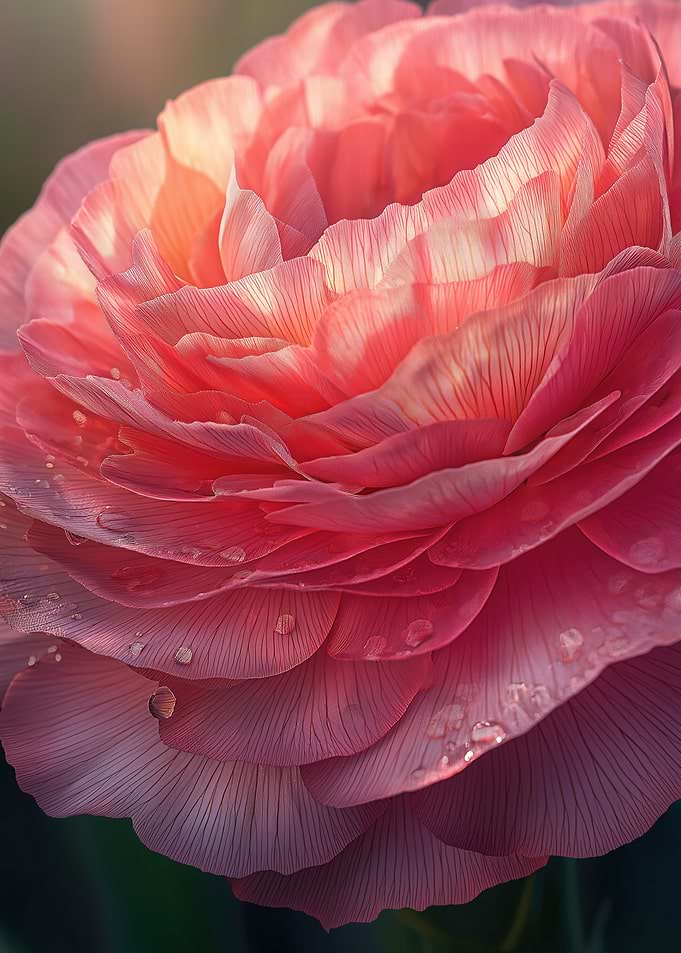 Pink Carnation Flower Close-Up
