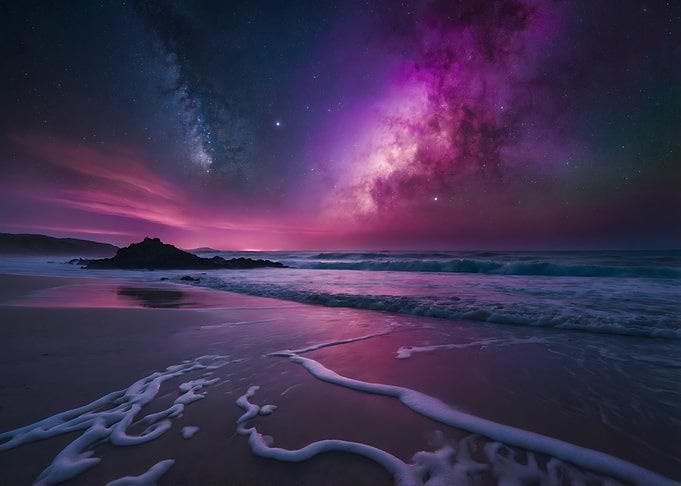 Milky Way Beachscape