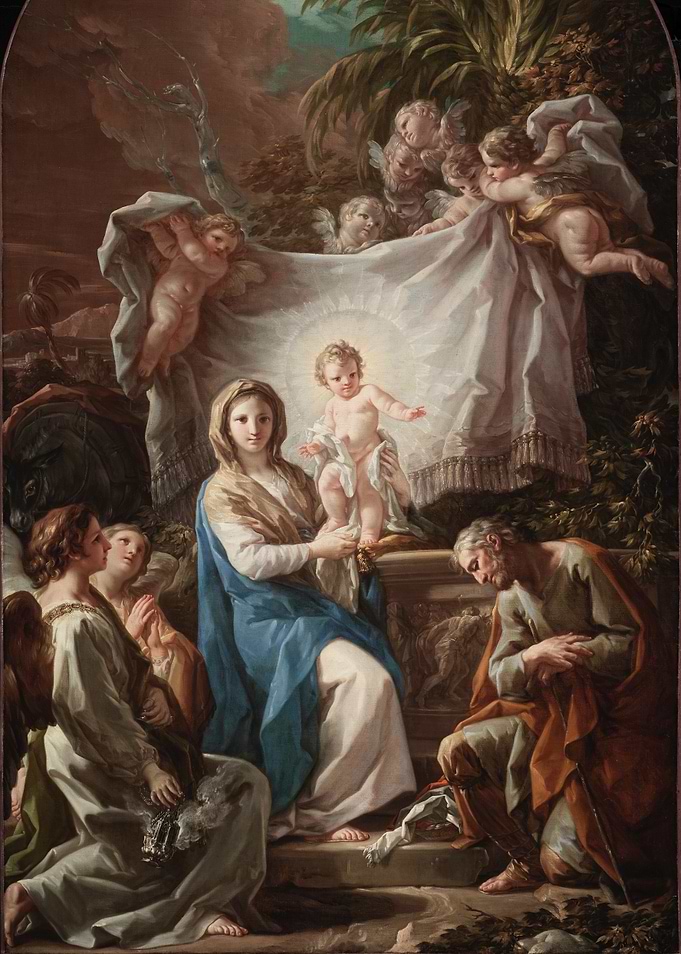 Virgin Mary and Child with Angels