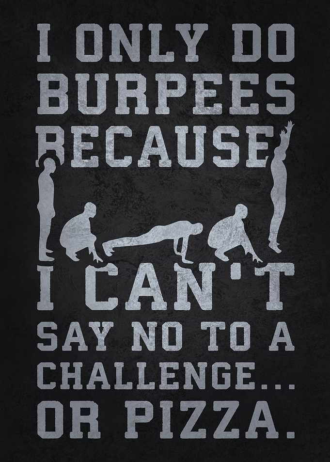 Burpees and Pizza - Funny Workout
