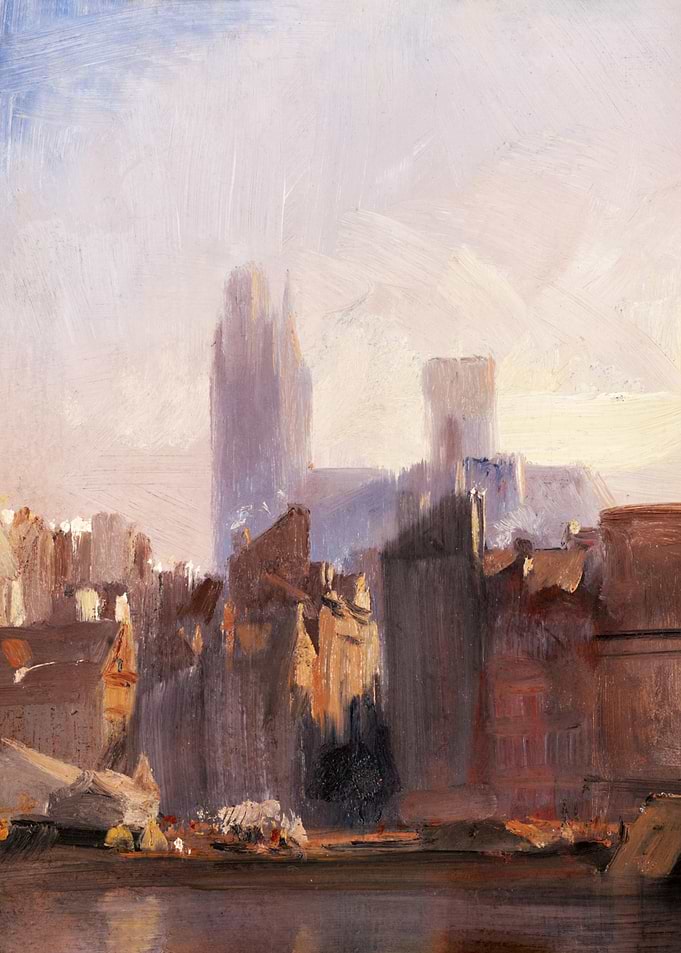 Cityscape with Cathedral