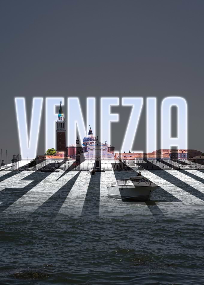 Venice Cityscape with Boat