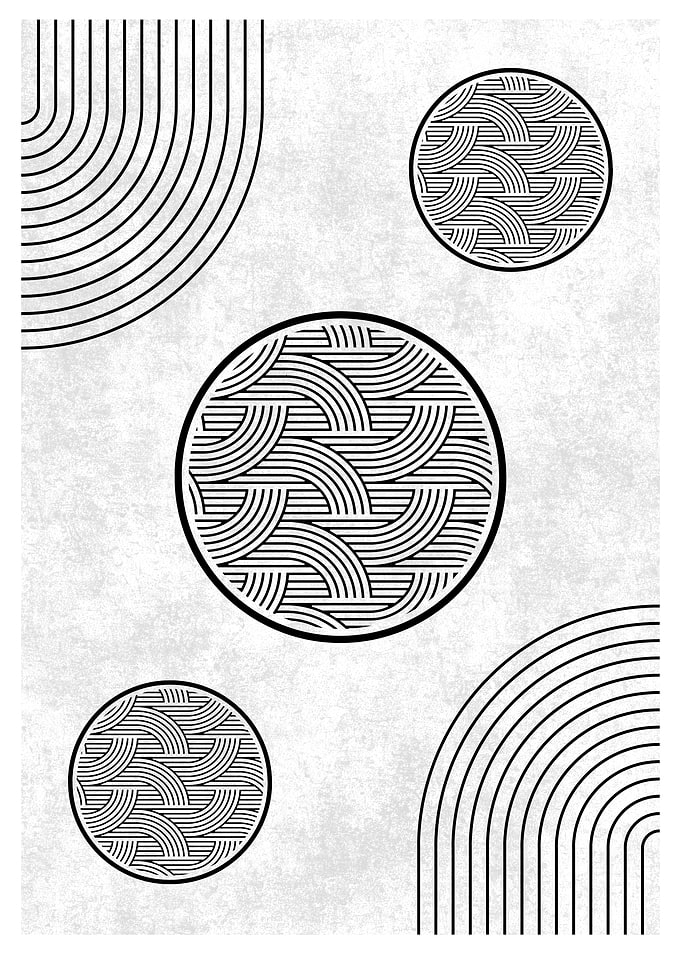 Geometric Abstract Art Print