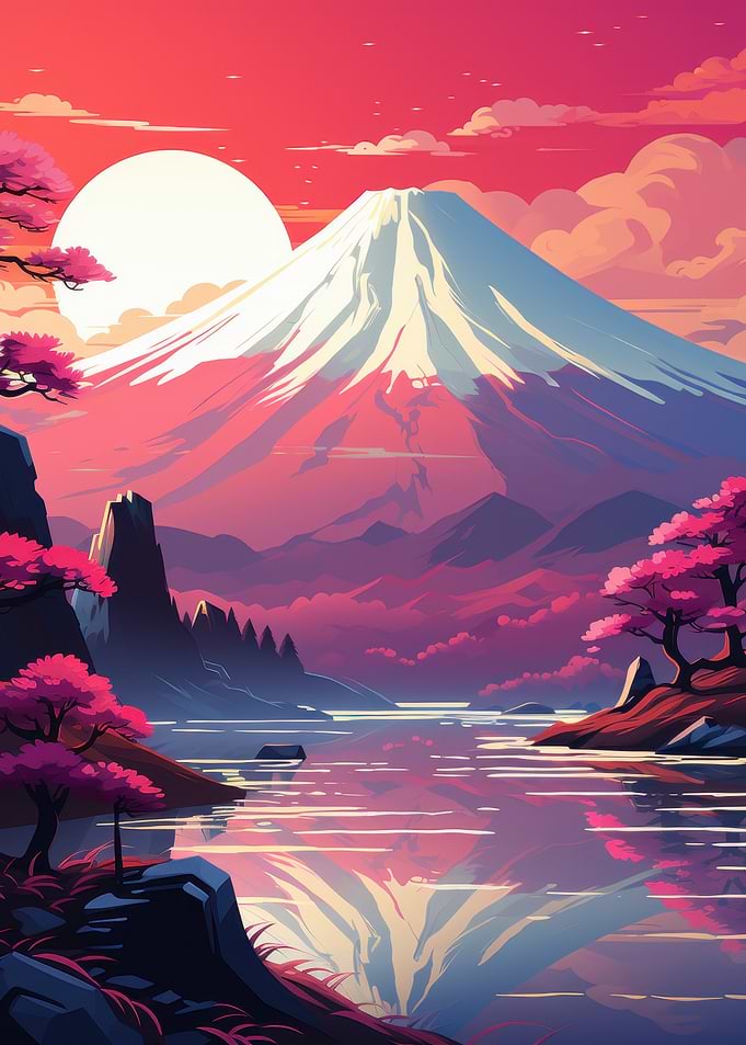Mount Fuji Sunset