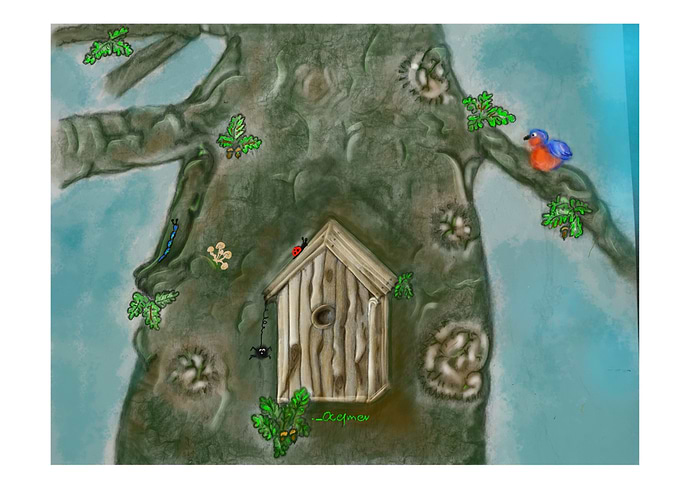 Birdhouse on a Tree