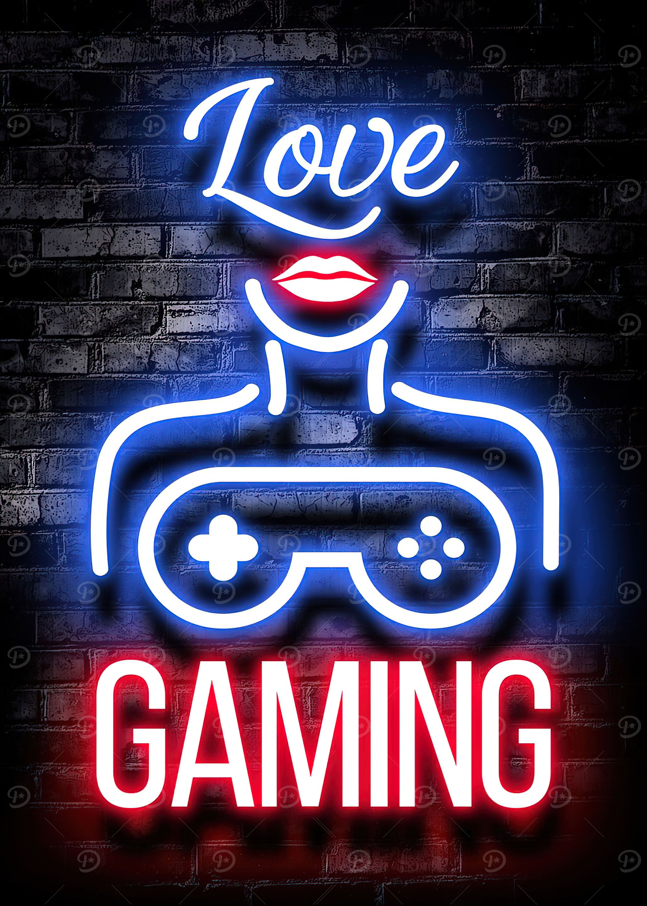 Love Gaming Neon Sign