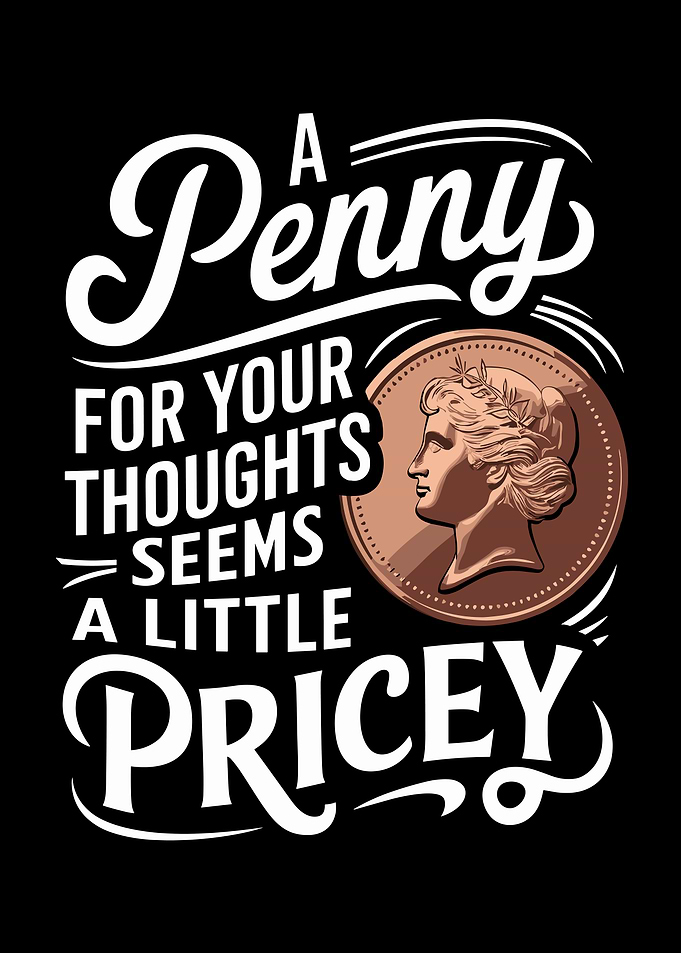A Penny For Your Thoughts Seems A Little Pricey