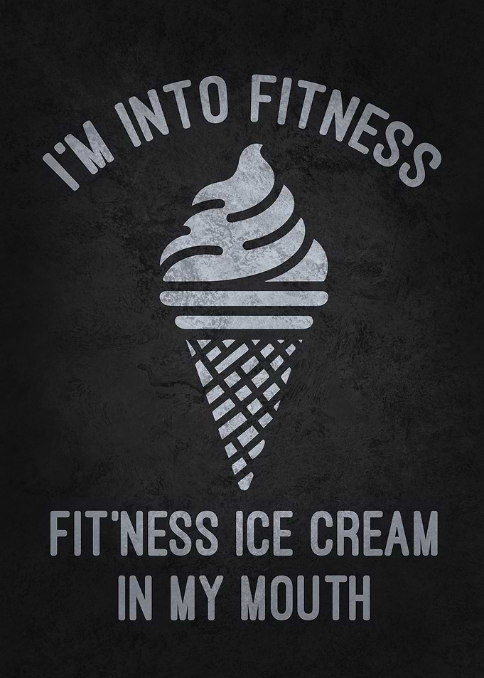 Fitness Ice Cream In My Mouth