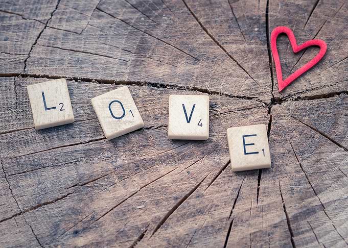 Love Scrabble Tiles