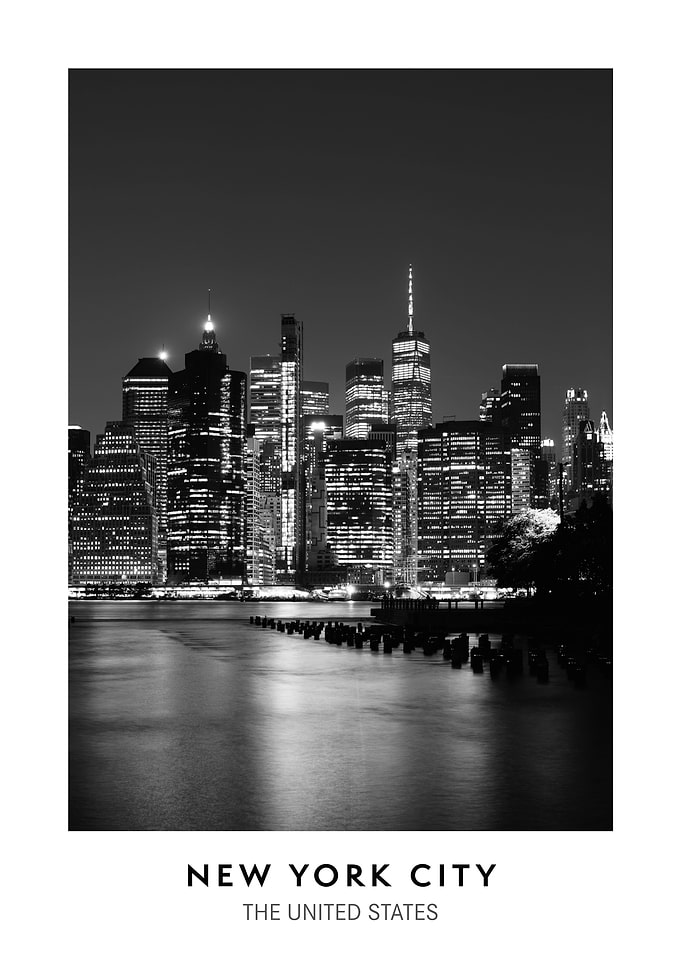 NYC Skyline Night
